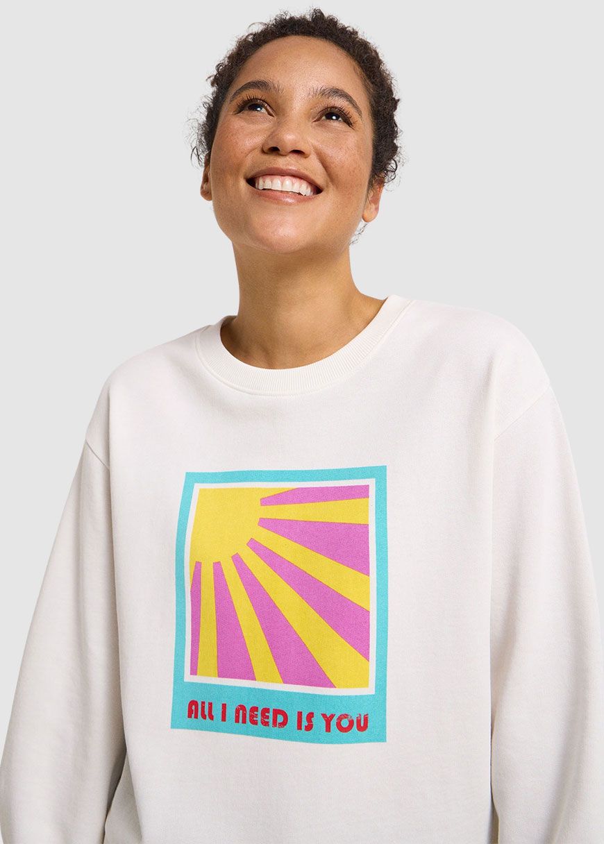 Statement Sweatshirt Sun