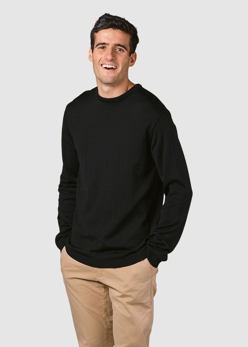 Mens Basic Merino Knit