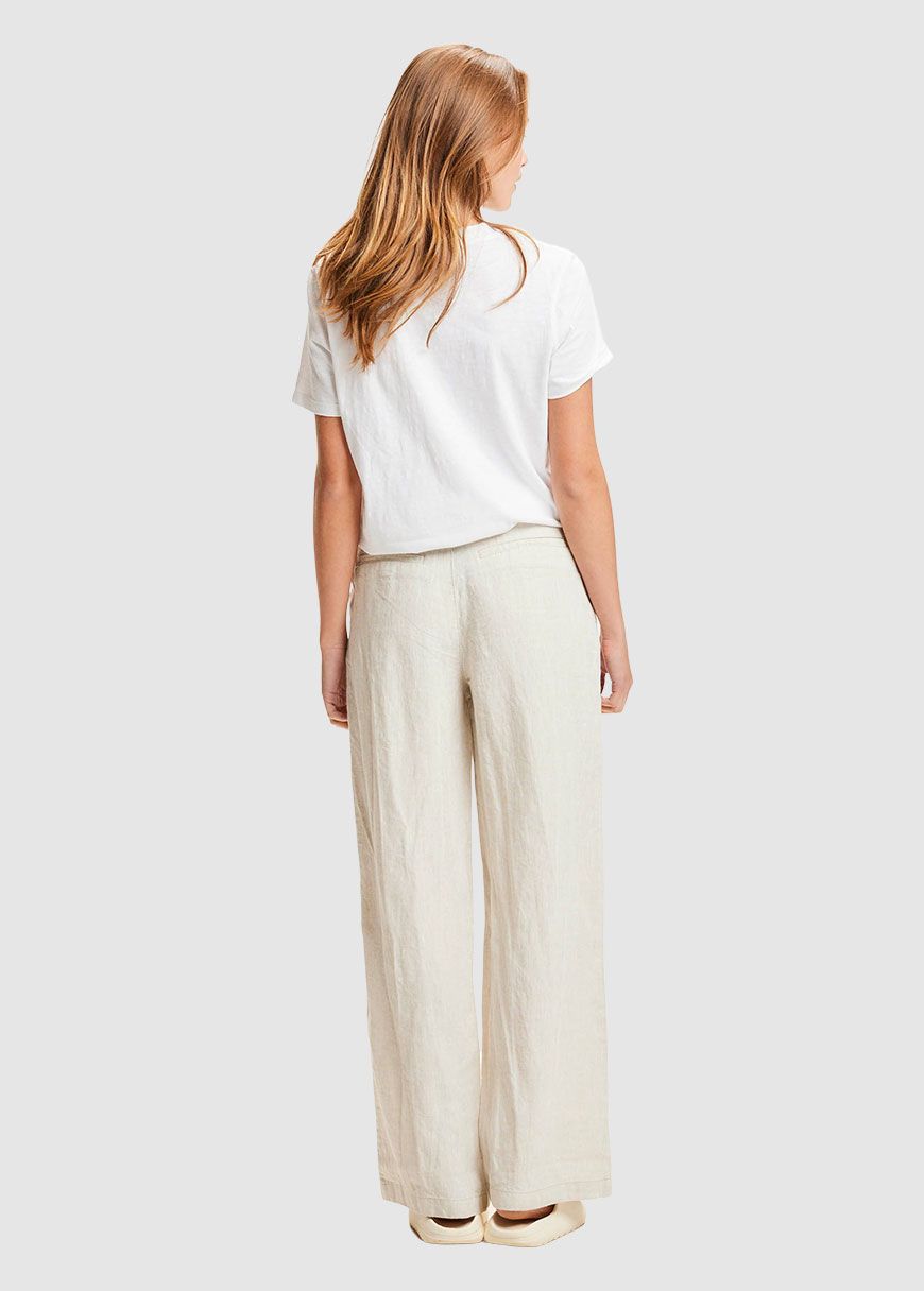 Posey Natural Linen Pants