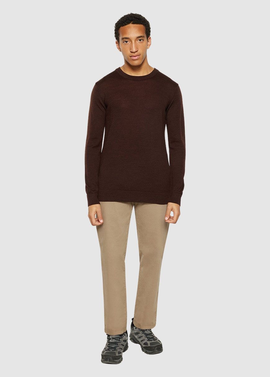 Regular Merino Knit Crew Neck