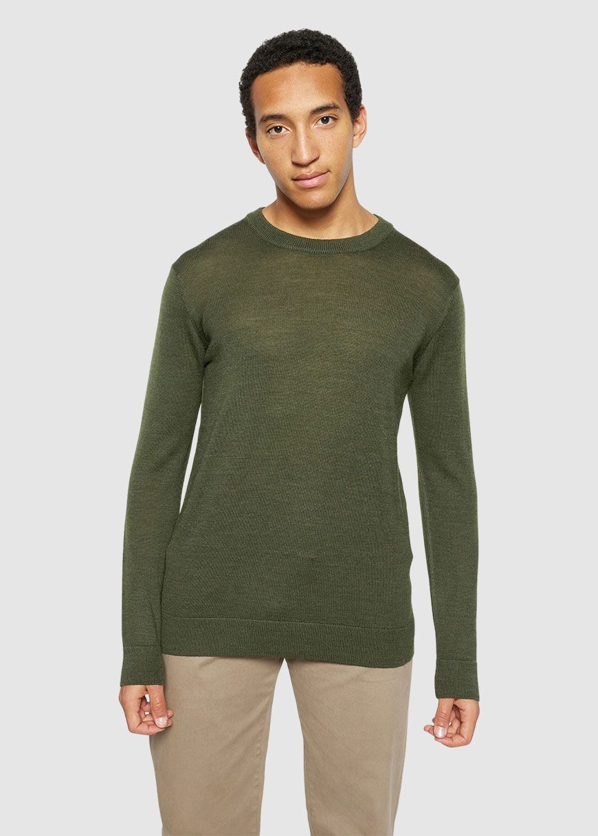 Regular Merino Knit Crew Neck