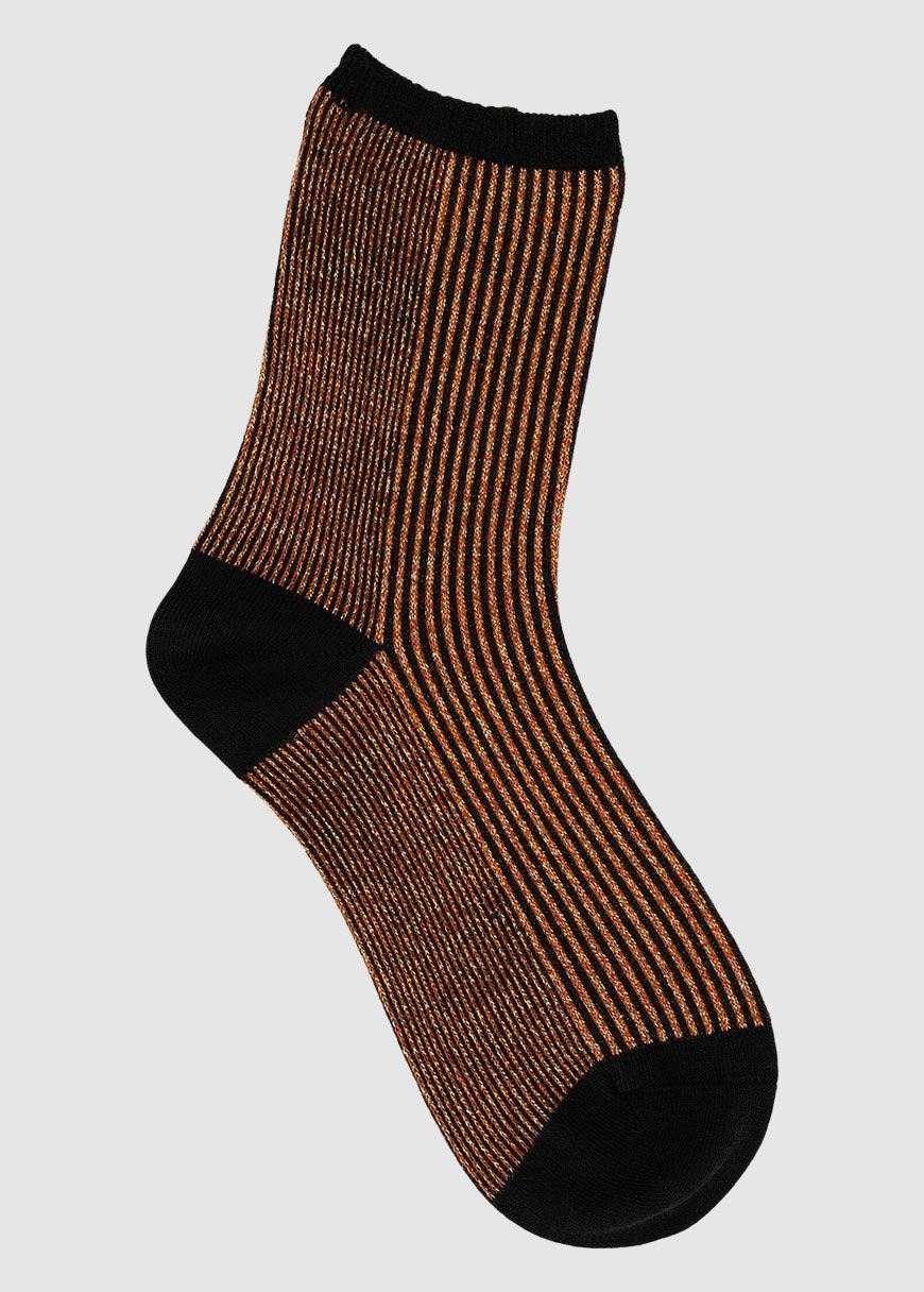 Single Pack Colorblock Rib Socks