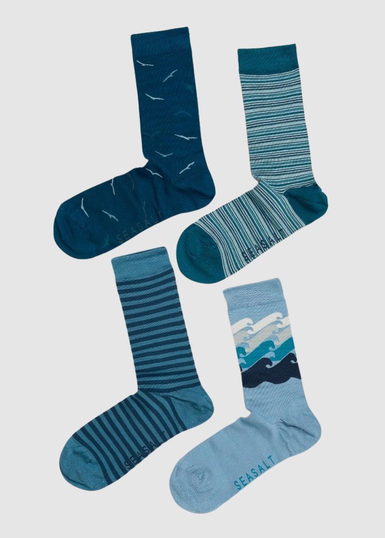 Men's Sailor Socks Box of 4