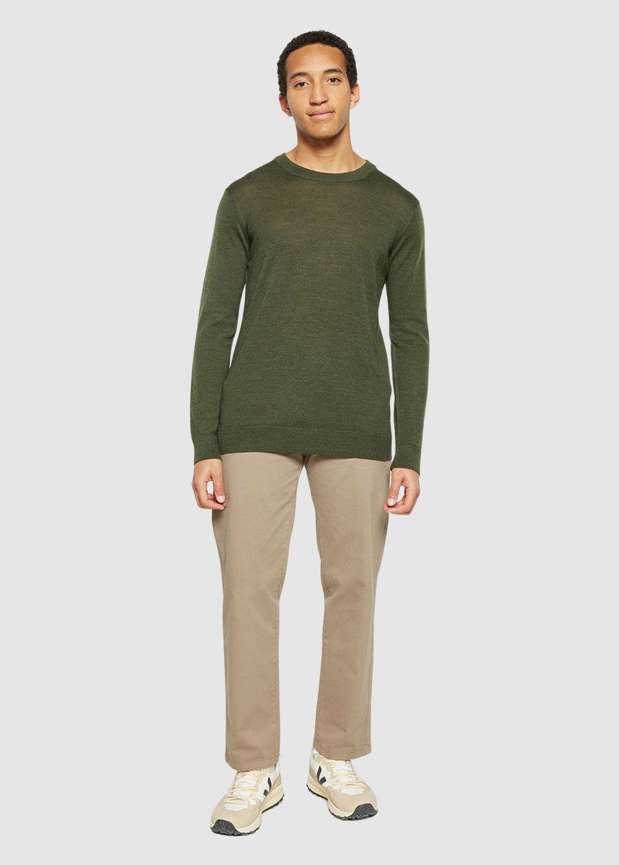 Regular Merino Knit Crew Neck