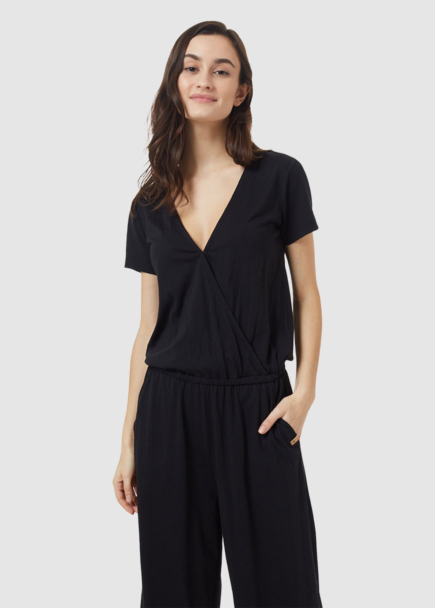 W Blakely Shortsleeve Knit Jumpsuit