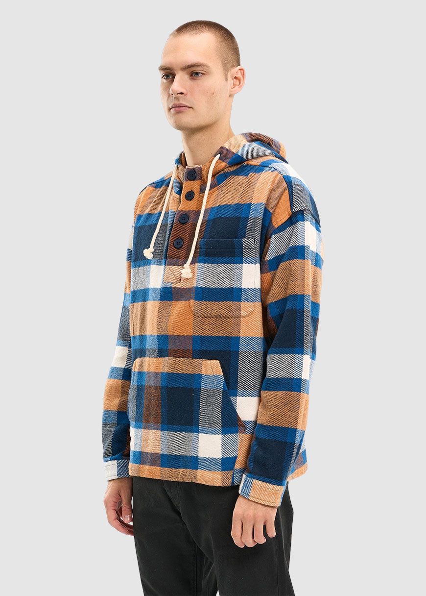 Big Checked Dropped Shoulder Overshirt