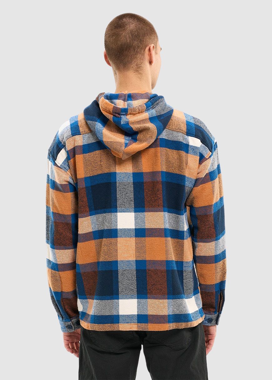 Big Checked Dropped Shoulder Overshirt