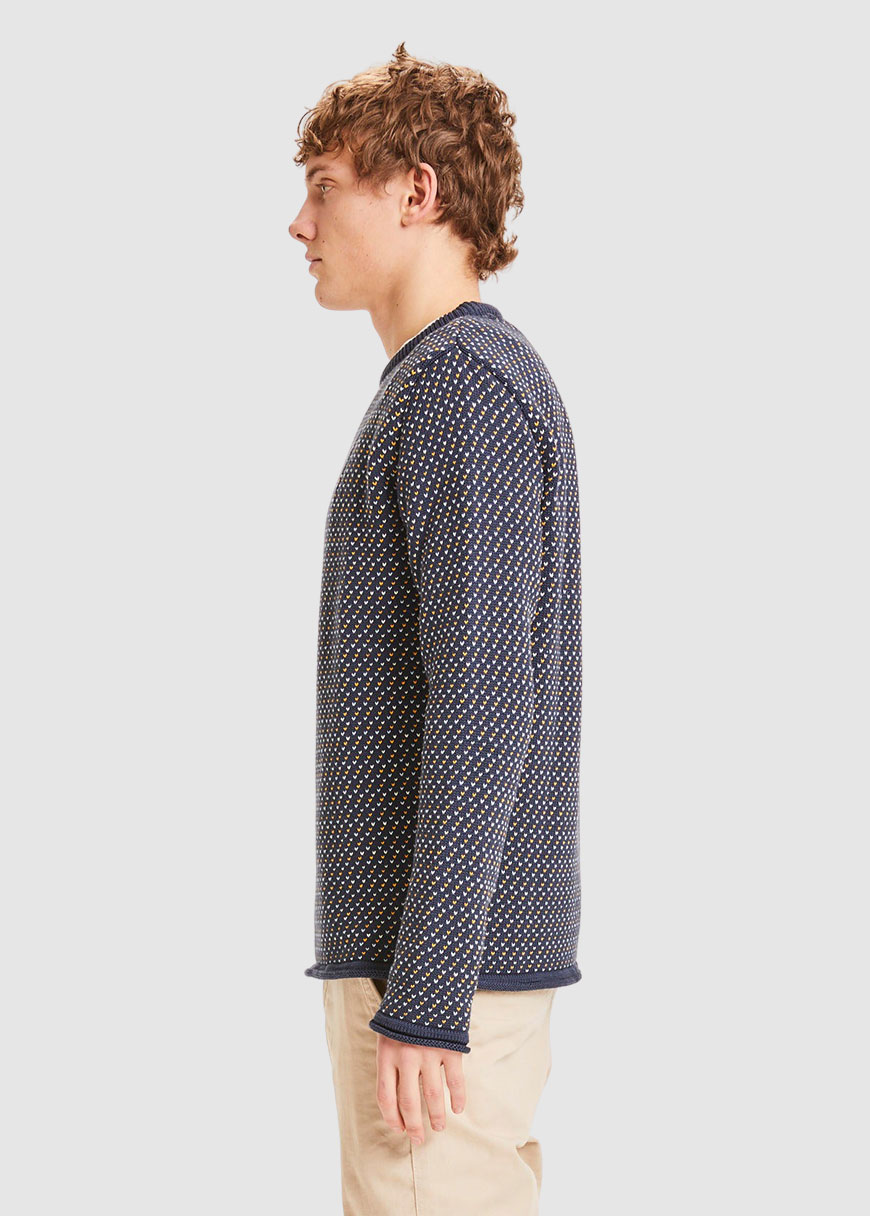 Valley Jacquard Crew Neck