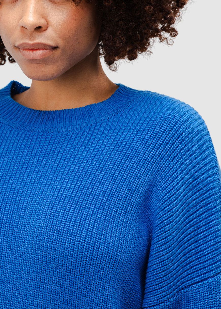 Bicolor Cotton Sweater