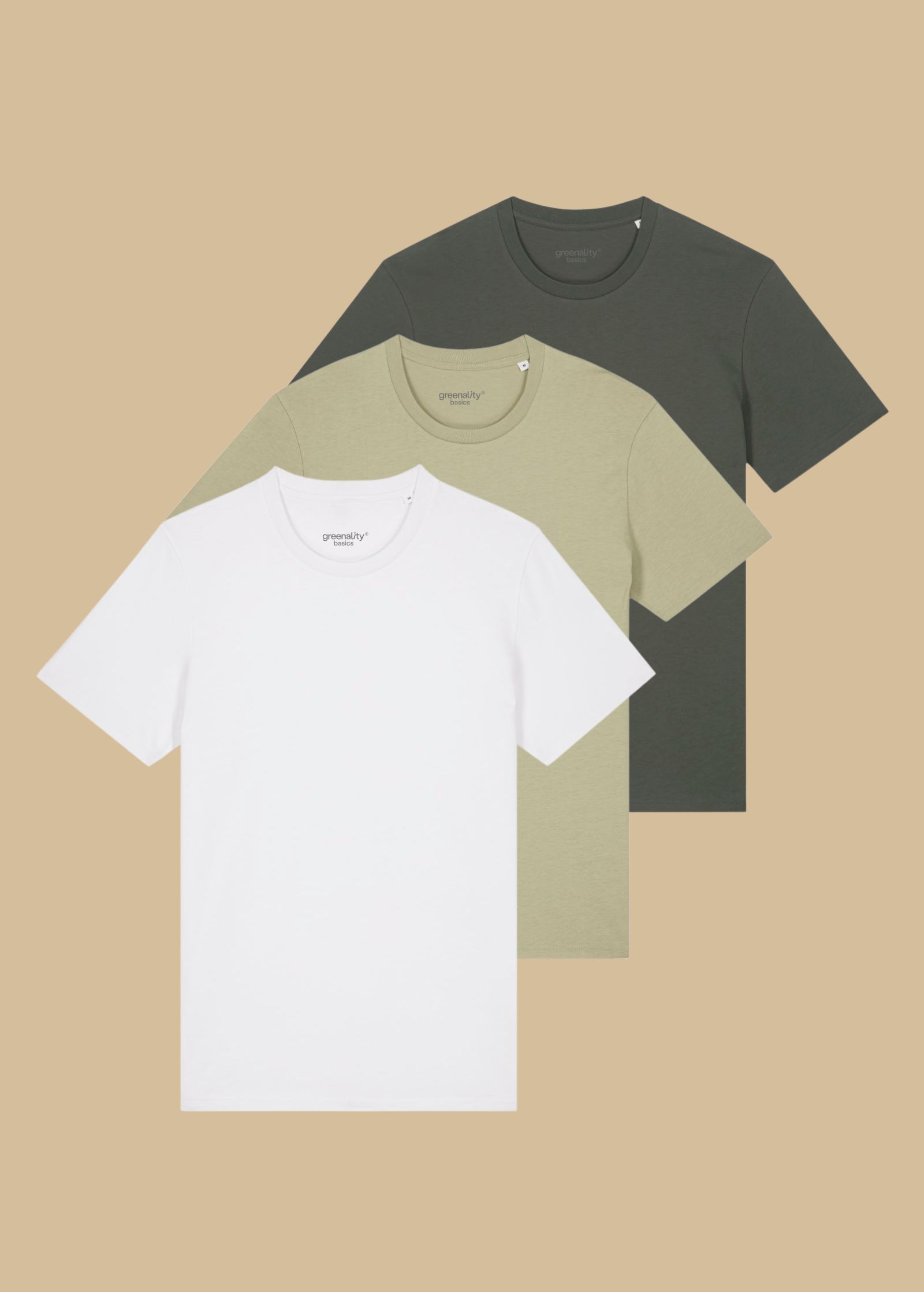 Slim Fit T-Shirt M 3er Pack