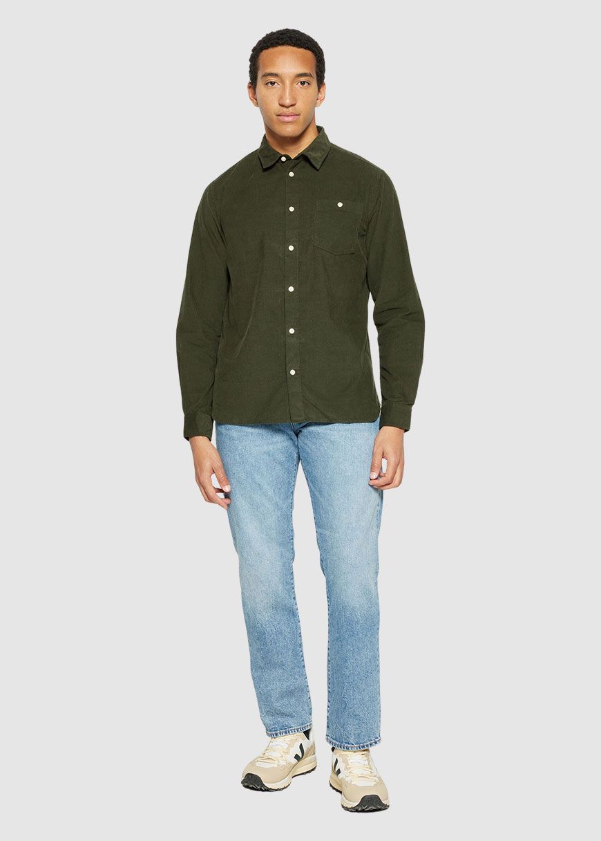 Regular Fit Corduroy Shirt