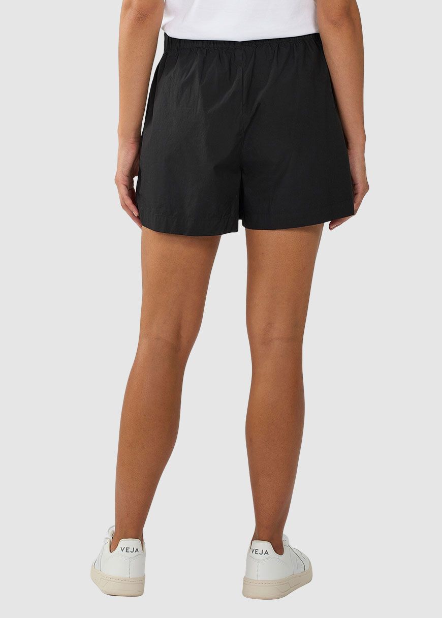 Poplin Elastic Waist Shorts