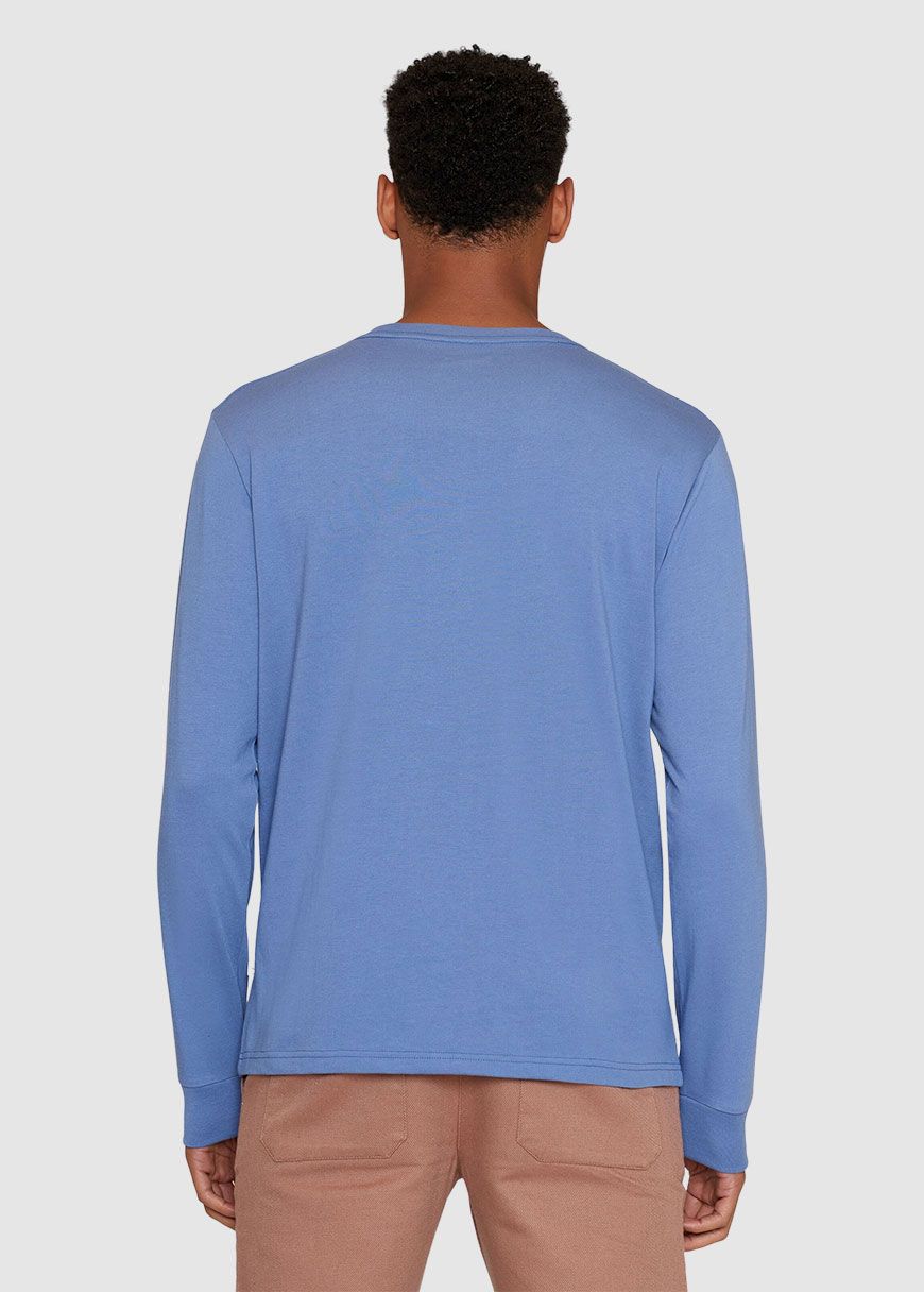 Regular Long Sleeve Recycled Cotton O-Neck Tee