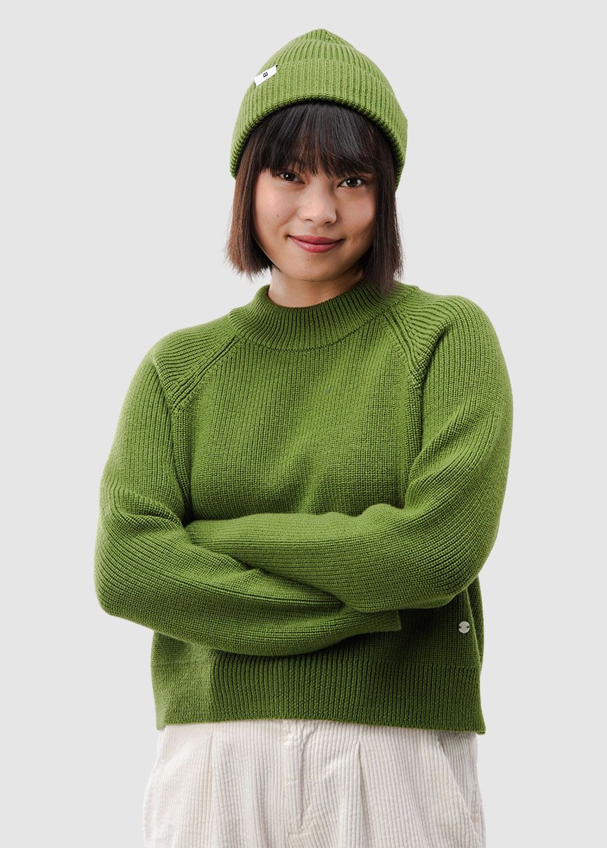 Waterfront Cropped Wool Sweater