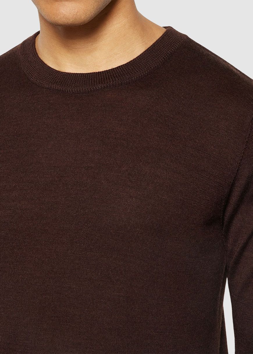 Regular Merino Knit Crew Neck