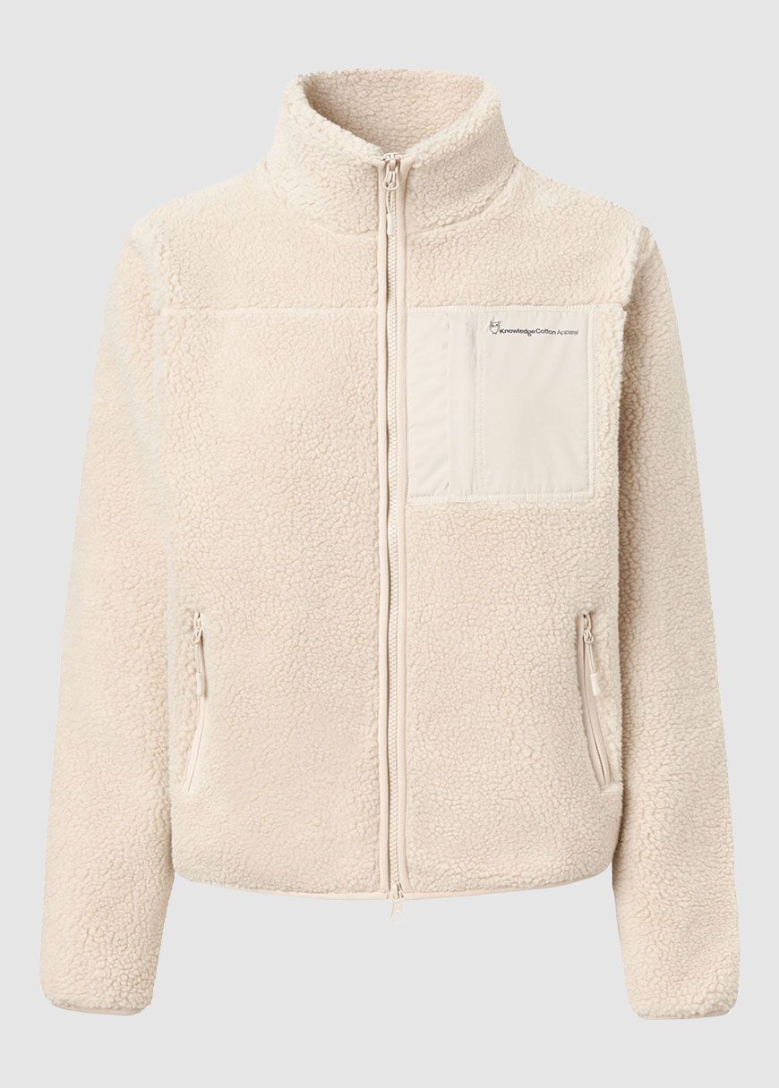 Teddy High Neck Zip Jacket