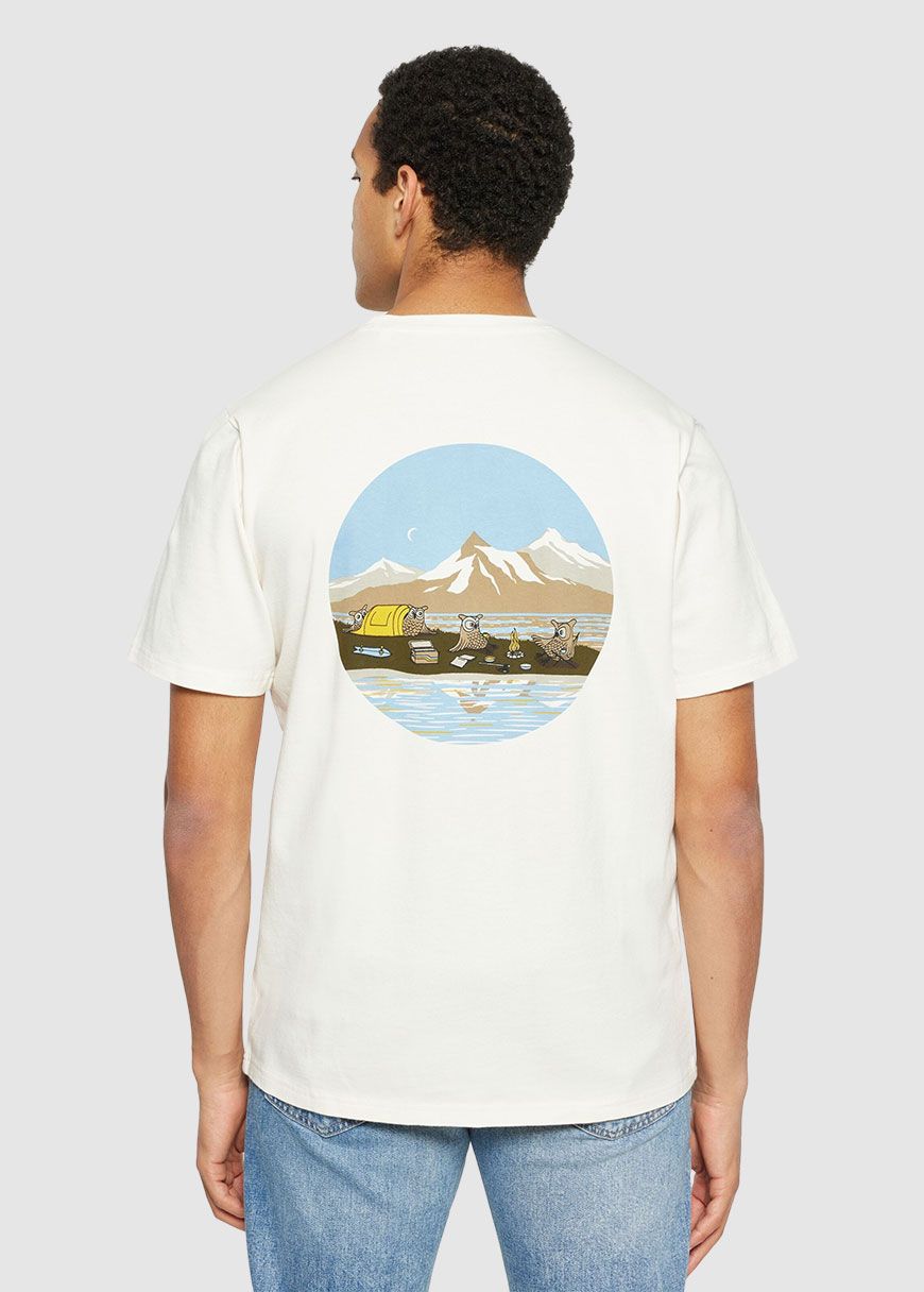 Regular Fit Chill Camp Back Print T-Shirt