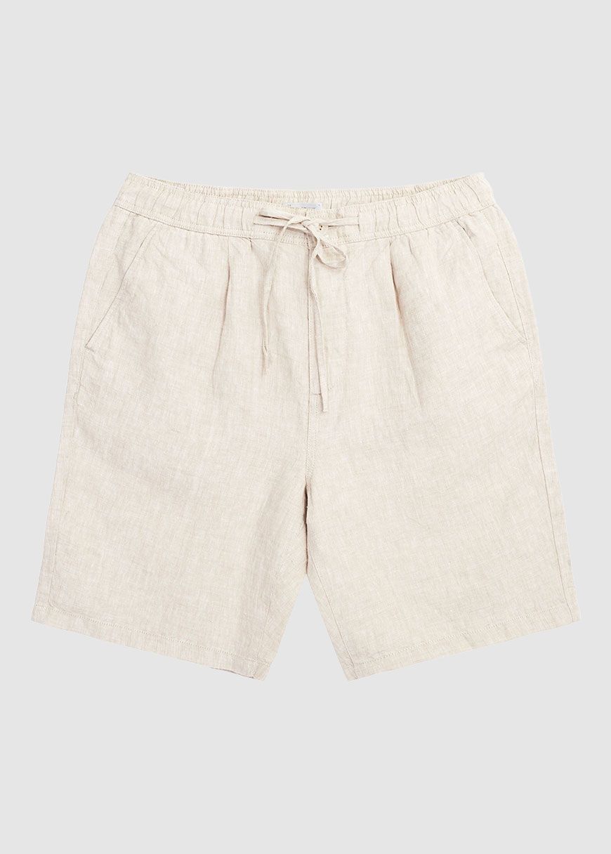 Fig Loose Linen Shorts