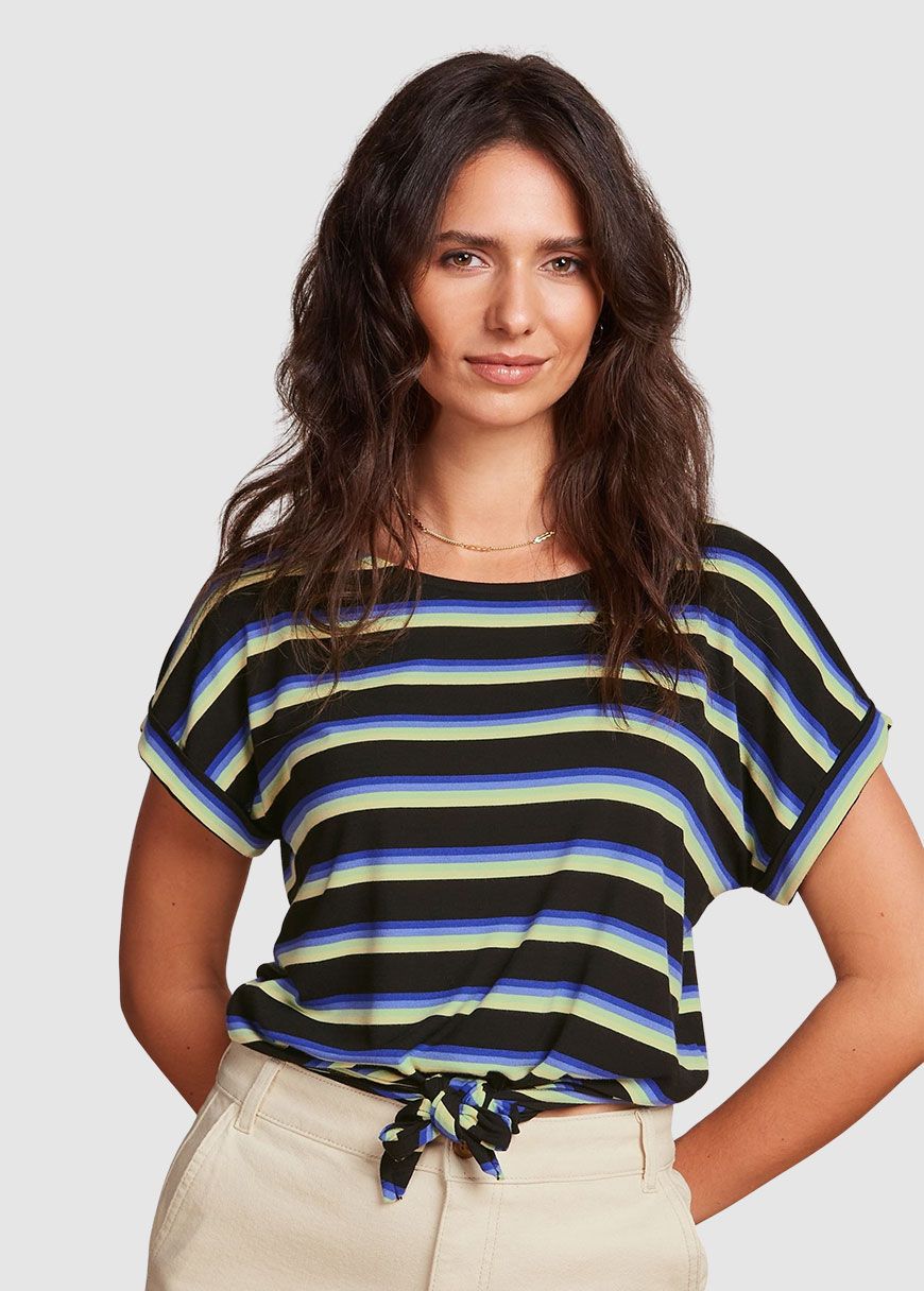 Aria Knot Top Embla Stripe