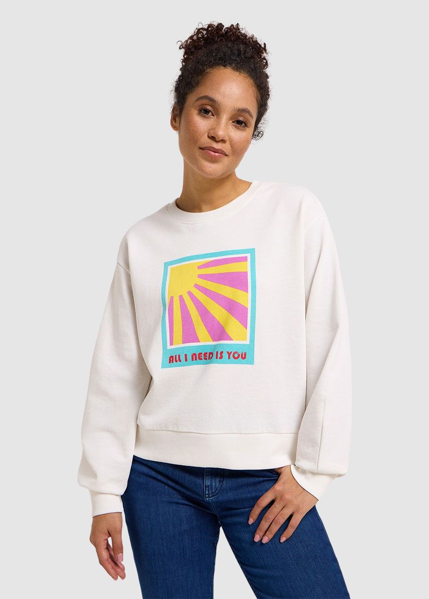 Statement Sweatshirt Sun