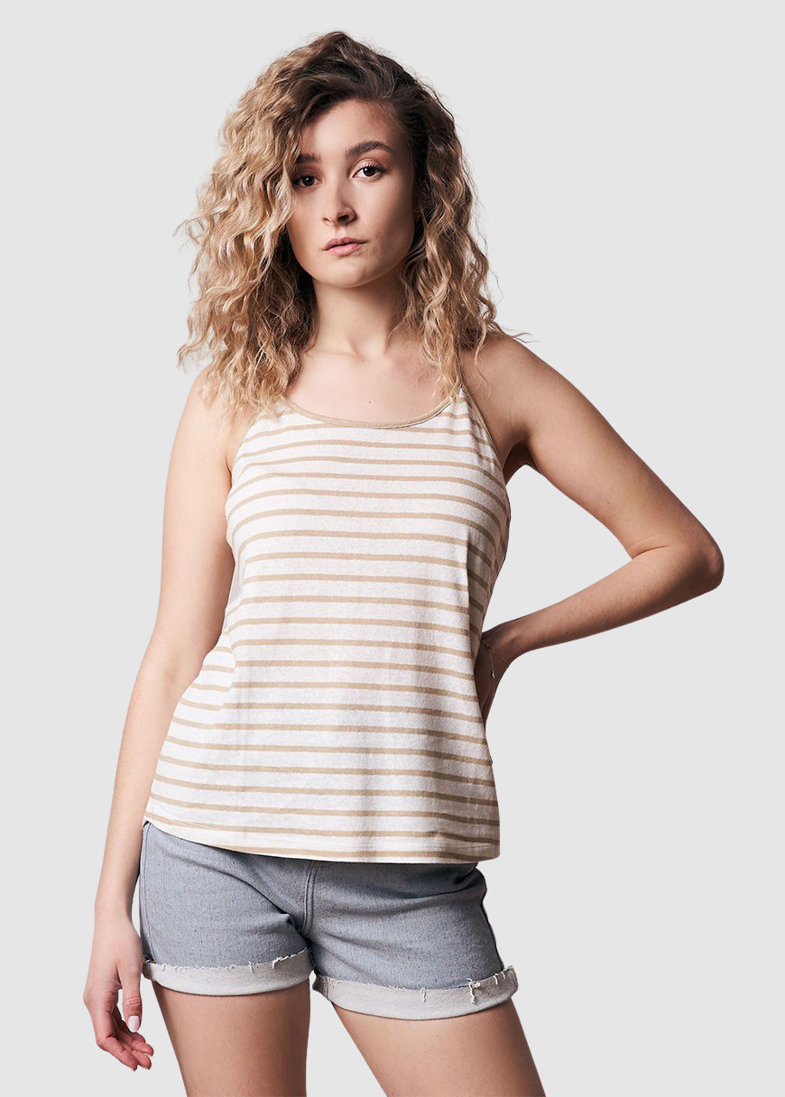 Striped Linen Top