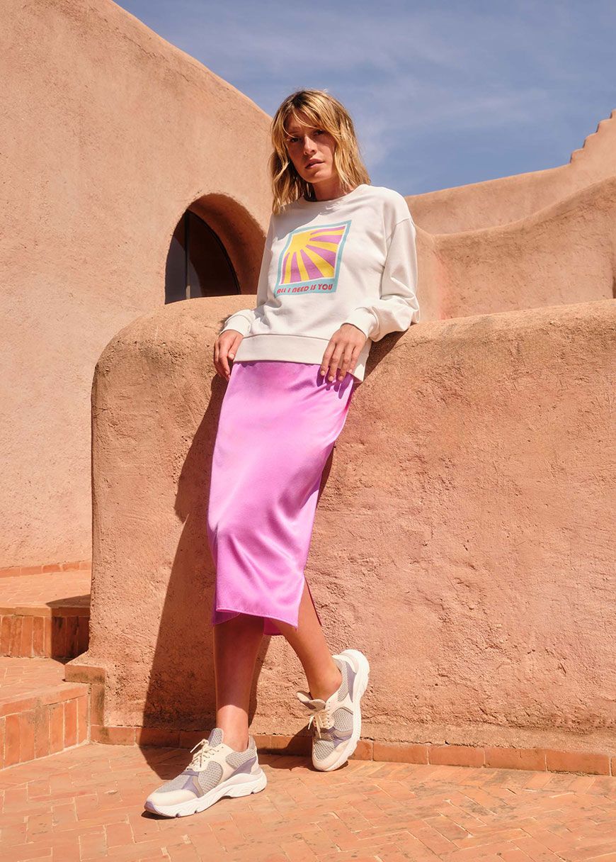 Statement Sweatshirt Sun