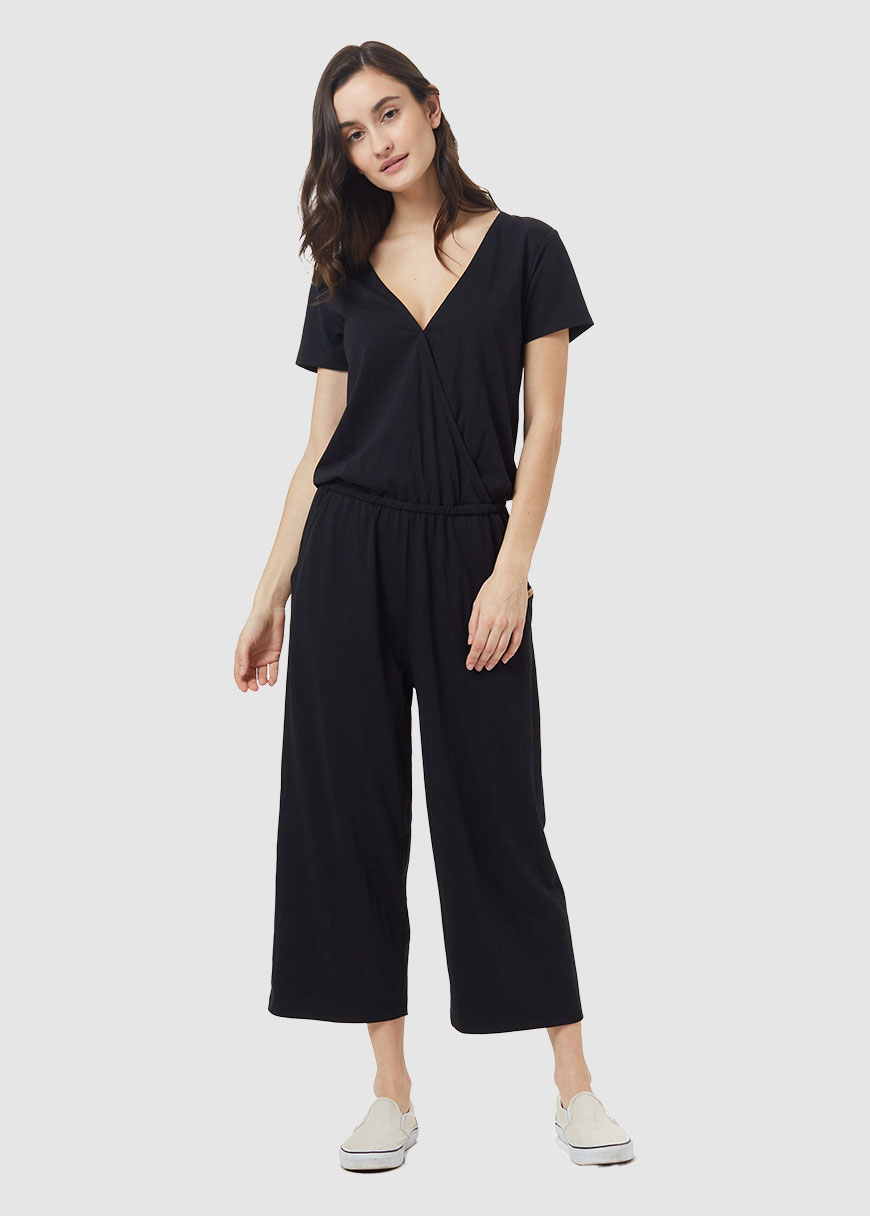 W Blakely Shortsleeve Knit Jumpsuit