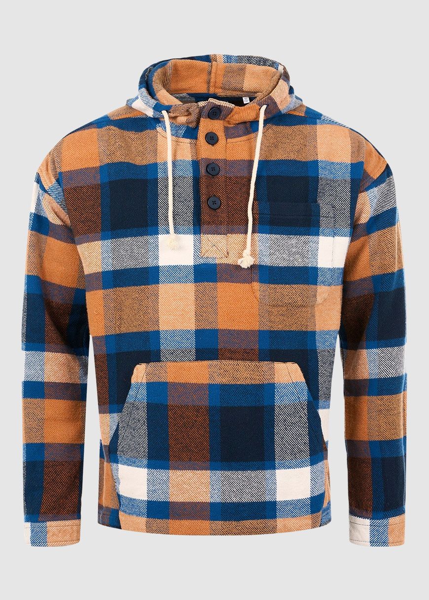 Big Checked Dropped Shoulder Overshirt