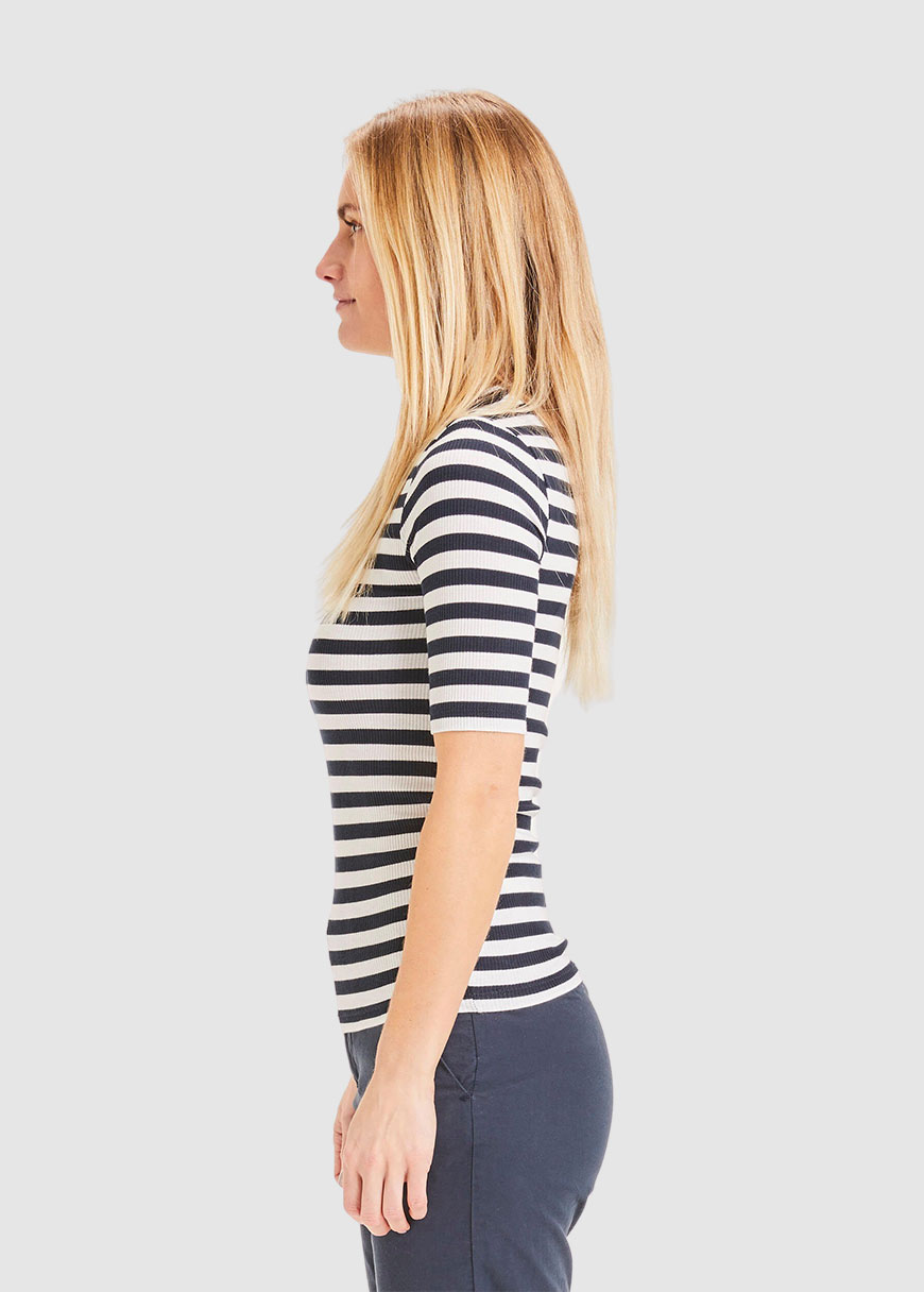 Canna Rib Tee Striped