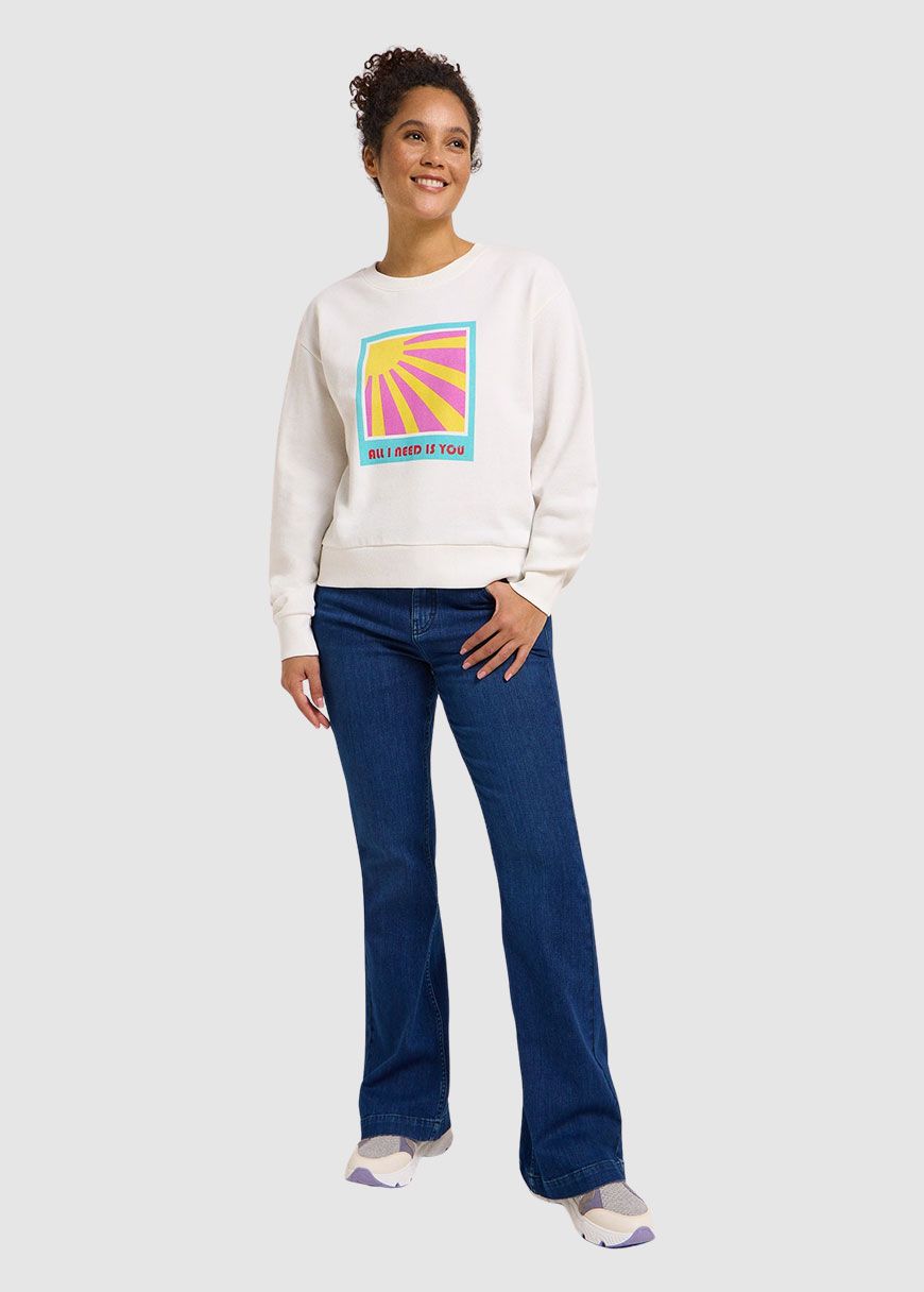 Statement Sweatshirt Sun