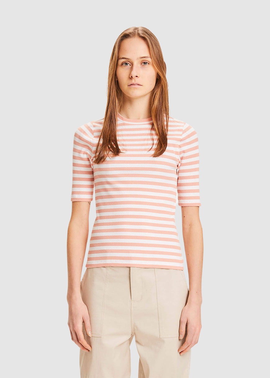 Canna Rib Tee Striped