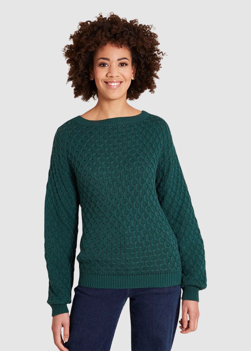 Gemusterter Strickpullover