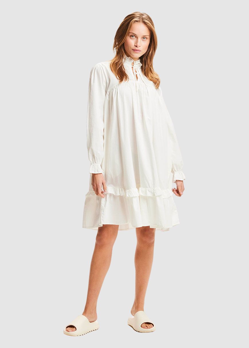 A-Shape Poplin Dress