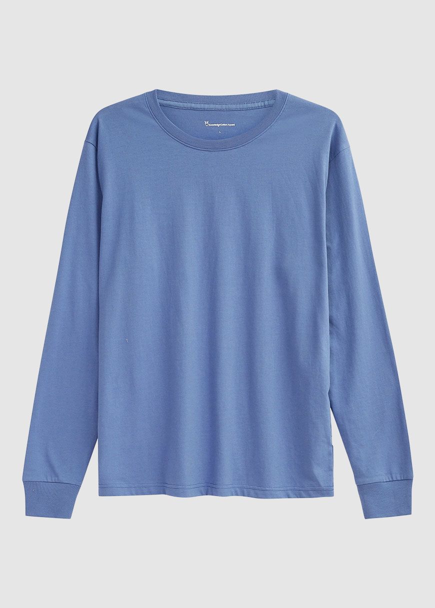 Regular Long Sleeve Recycled Cotton O-Neck Tee