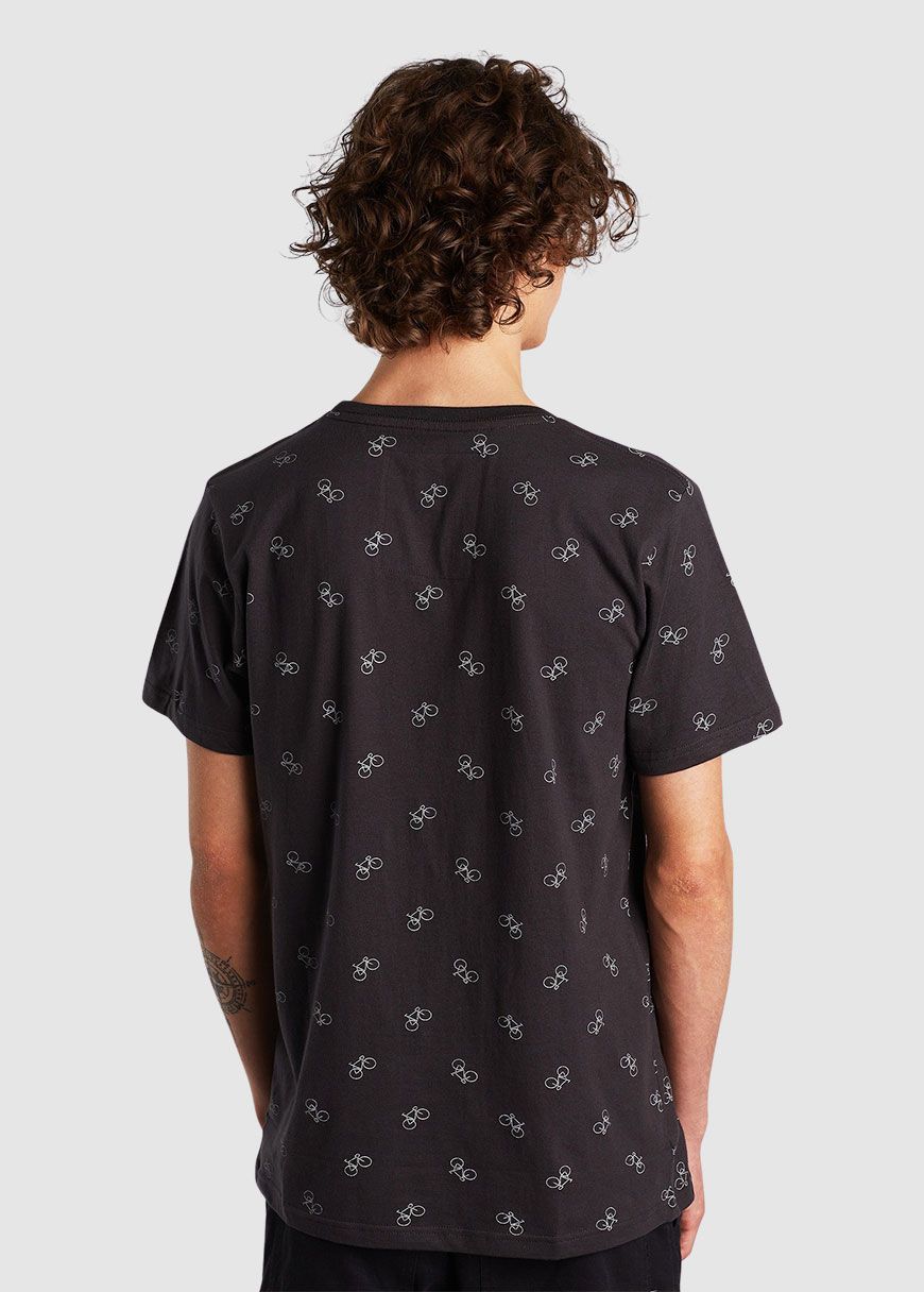 T-Shirt Stockholm Bike Pattern