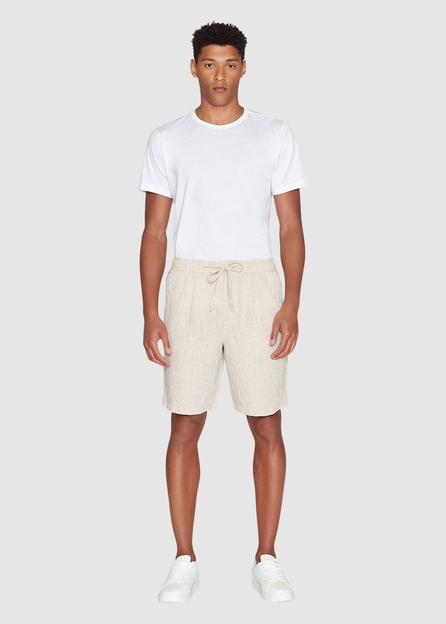 Fig Loose Linen Shorts