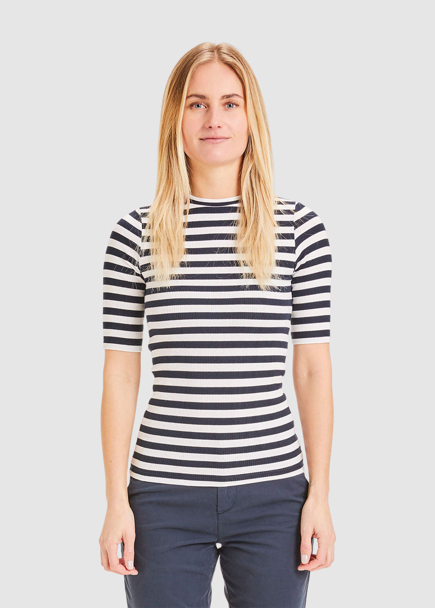 Canna Rib Tee Striped