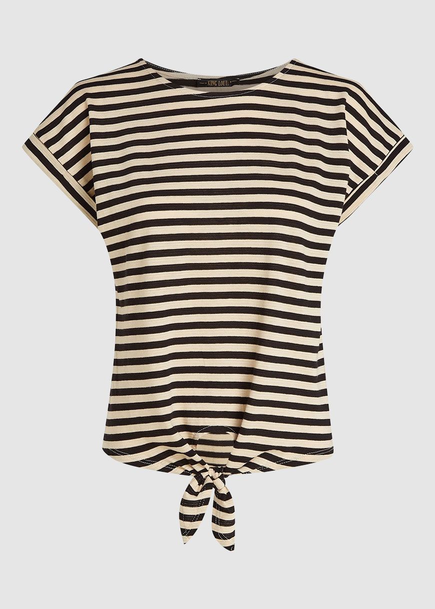 Aria Knot Top Chopito Stripe