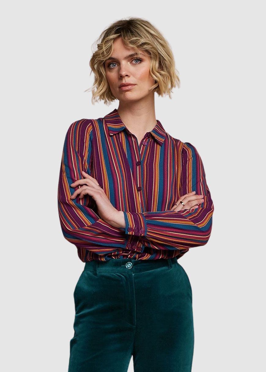 Maisie Blouse Marion Stripe