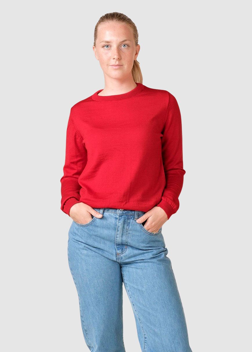 Womens Basic Merino Knit