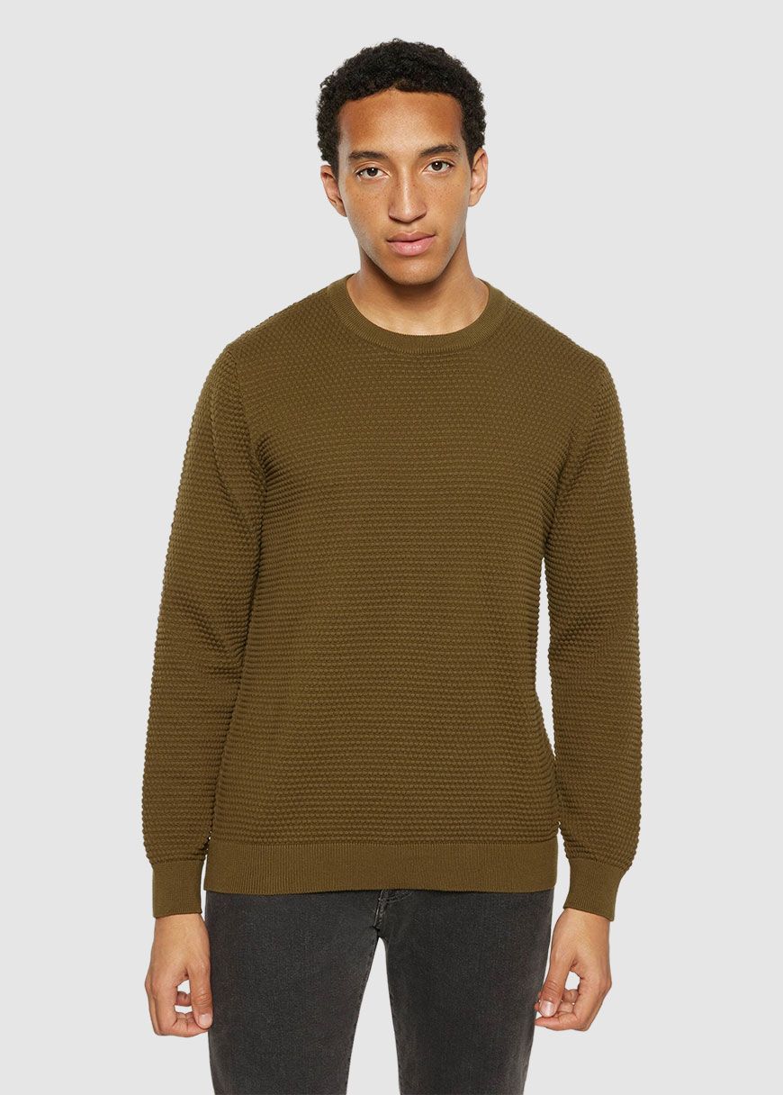 Vagn Regular Bubble Knit Crew Neck