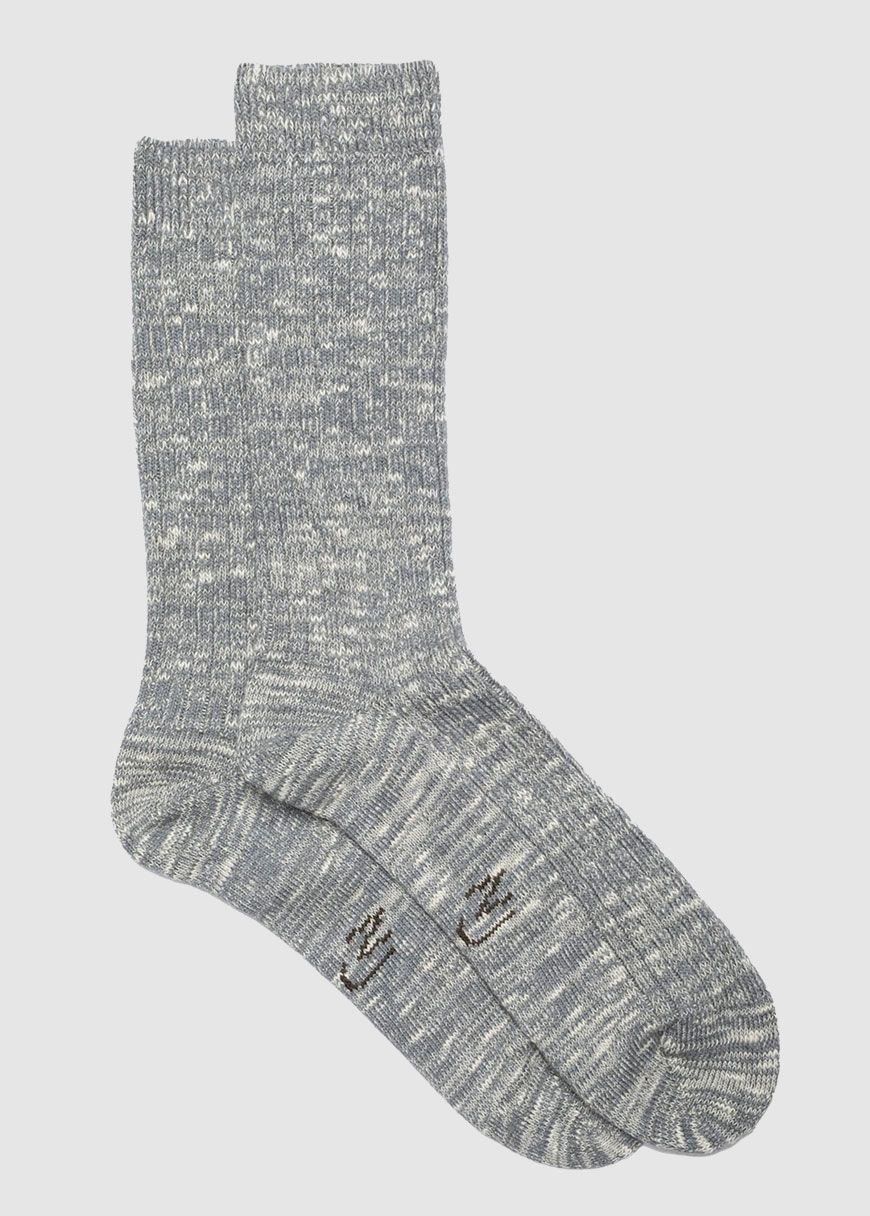 Rasmusson Mens Rib Slub Sock