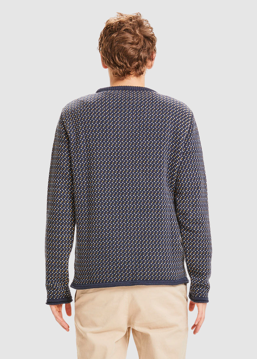 Valley Jacquard Crew Neck