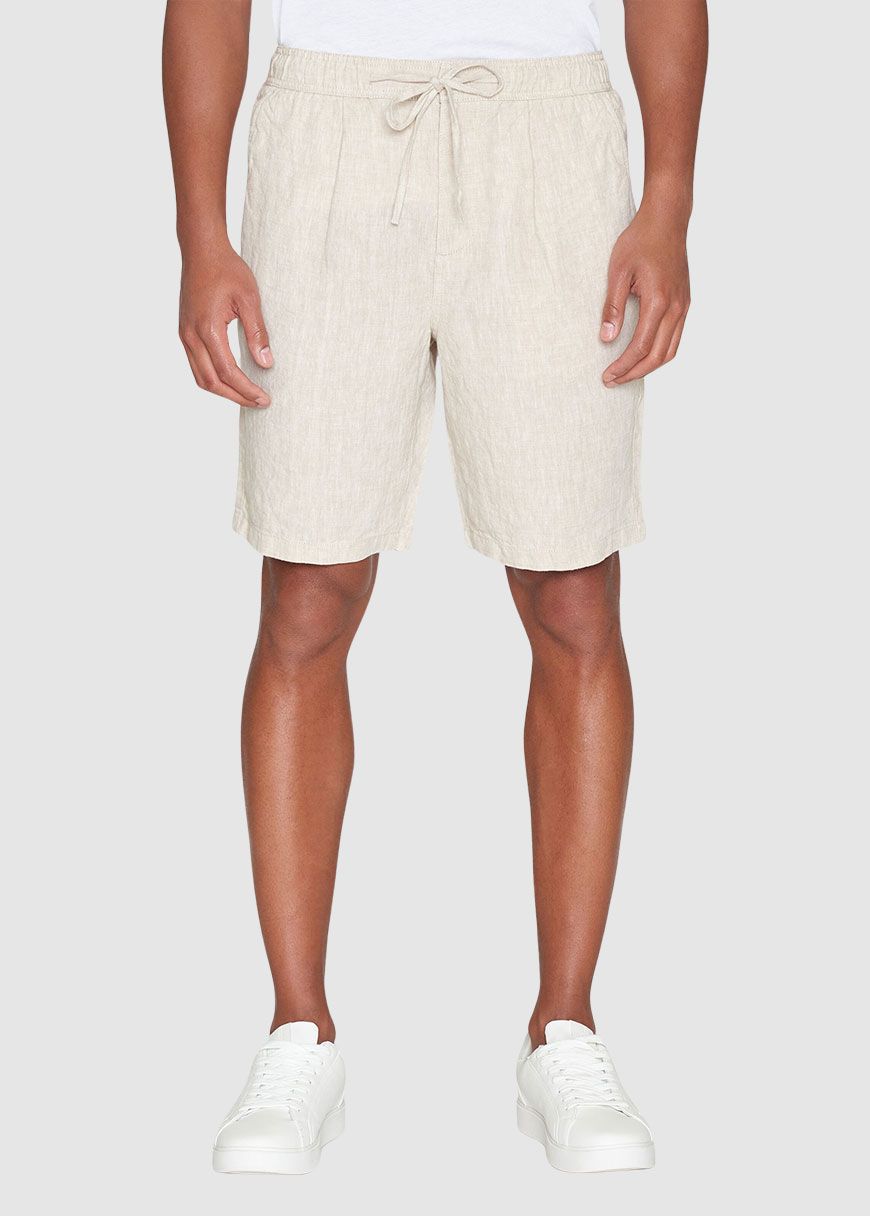 Fig Loose Linen Shorts