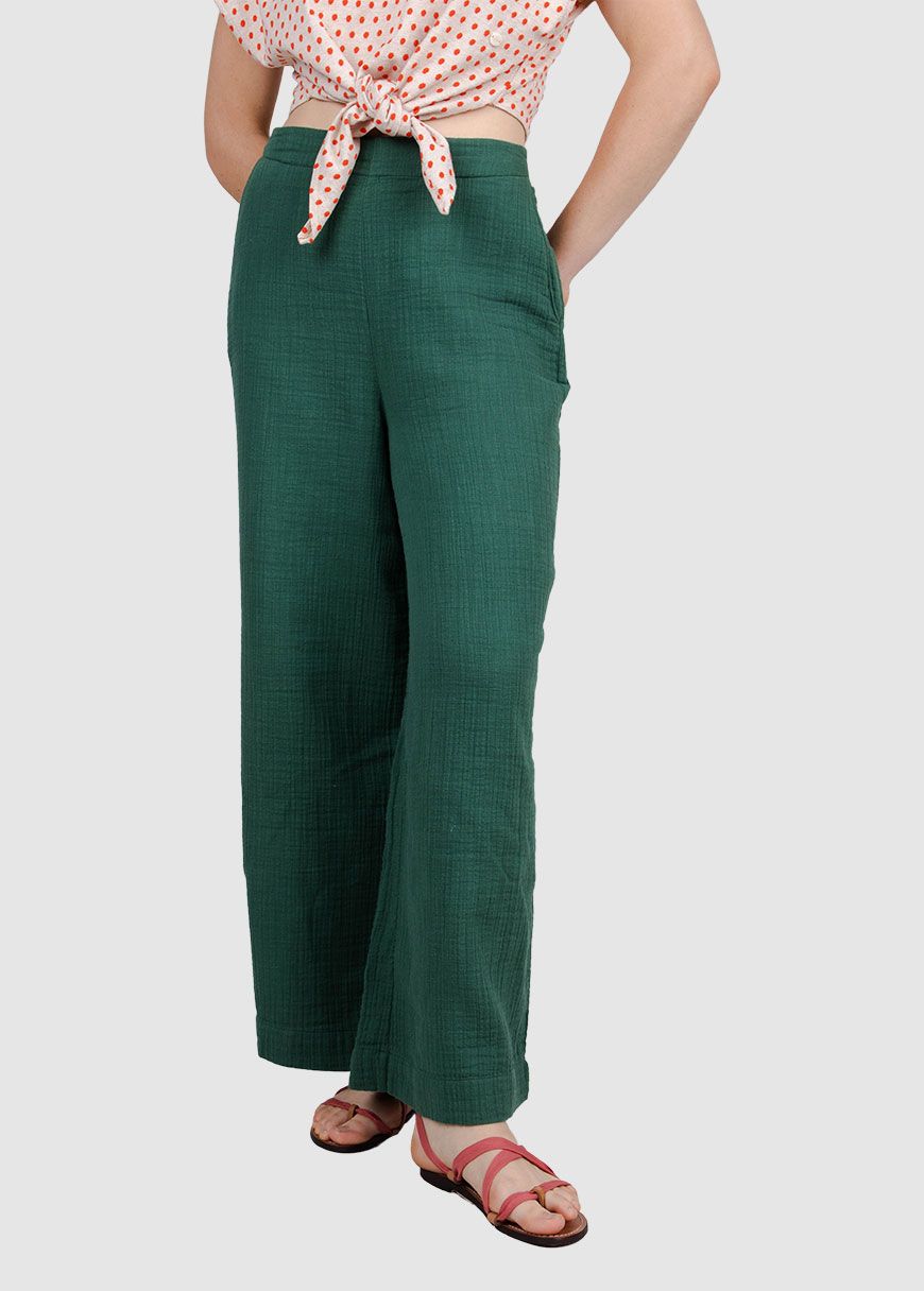 Bubble Wide Leg Pant